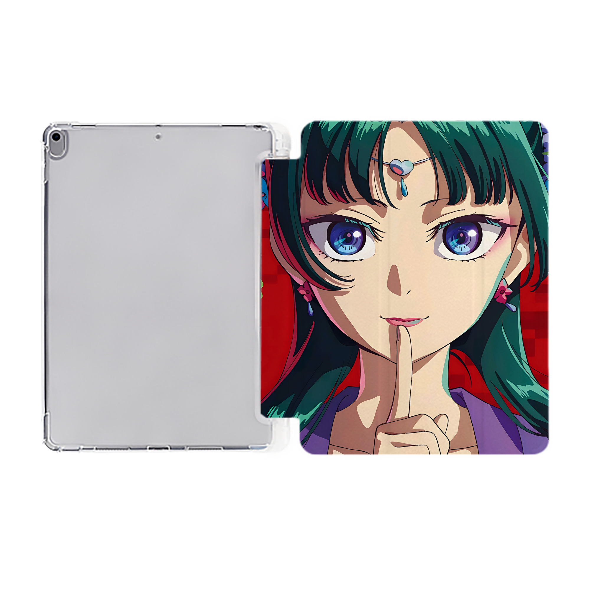 （画像用） 薬屋のひとりごと The Apothecary Diaries IPad ケース ペン収納付き 三つ折りスタンド PUレザー×シリコン 対応機種9.5/10.5/10.9インチ